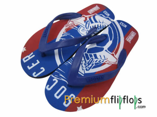 gents kick football scrren flip flops