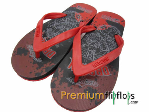 men expressive art collection flip flops