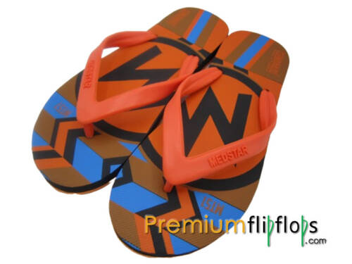 men m designed flip flops
