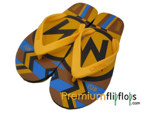 men m screened flip flops