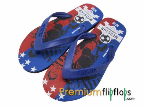 men medstar squad print flip flops