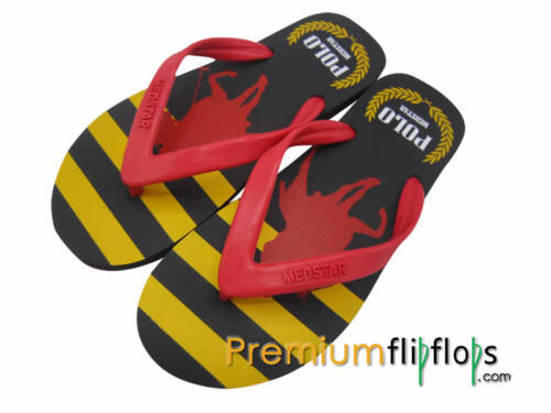 men polo golf flip flops