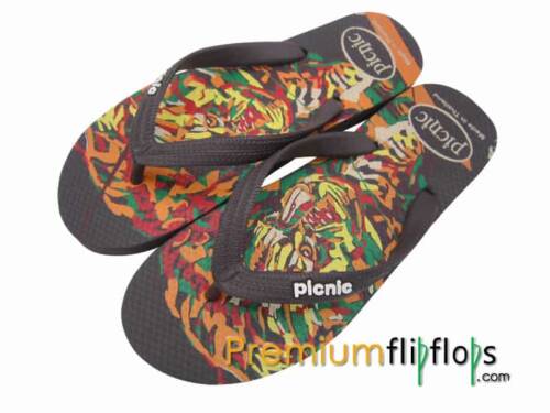 men rubber natural thong slippers