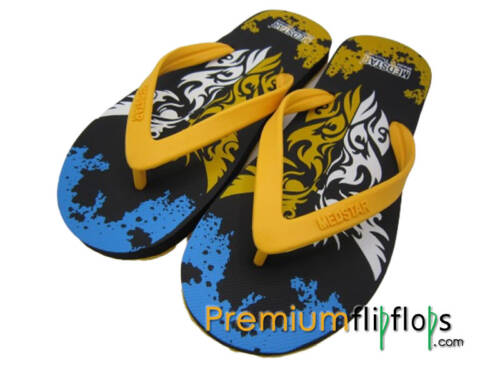 unisex abstract printed flip flops